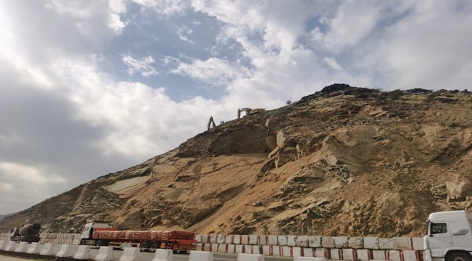 أعمال القطع الصخري